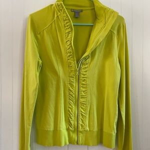 Forever 21 Fitted Workout Activewear Zip-up Top